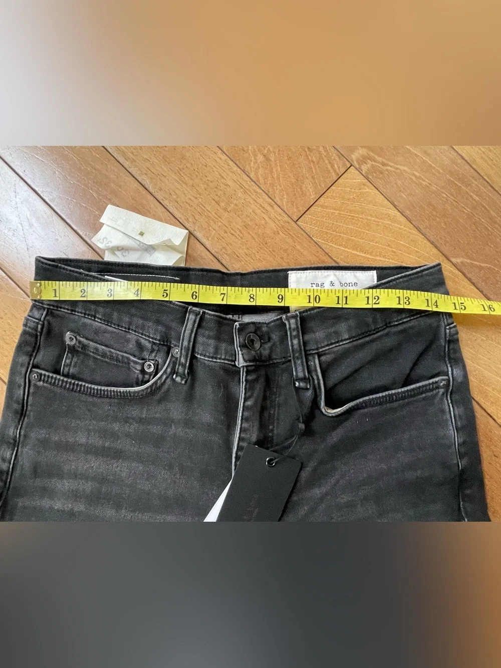 NWT Rag & Bone Fit 2 Wylie Loopback Slim Jeans Men’s 30x32 Charcoal